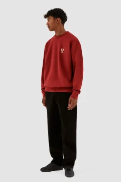 Sale Carlos Small Heart Crewneck Sweaters